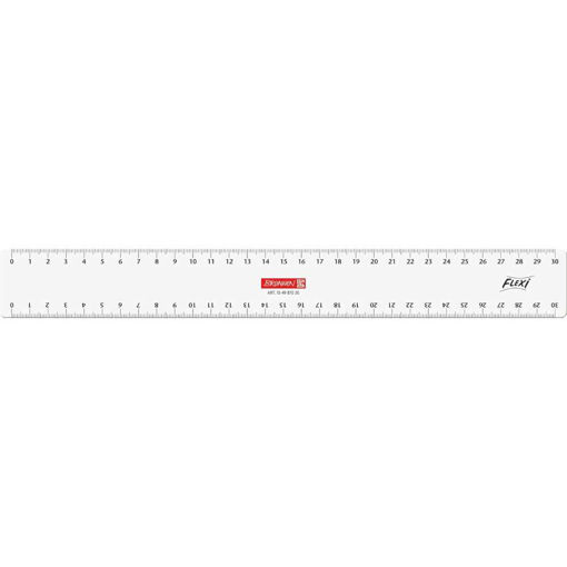 Picture of BRUNNEN FLEXIBLE RULER LEFT/RIGHT 30CM